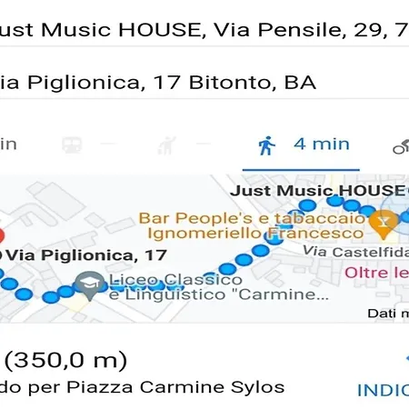 Just Music House Bnb,typical,15min Airport & Daire Bitonto